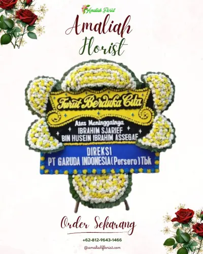 Papan Bunga Duka di Kawoyang